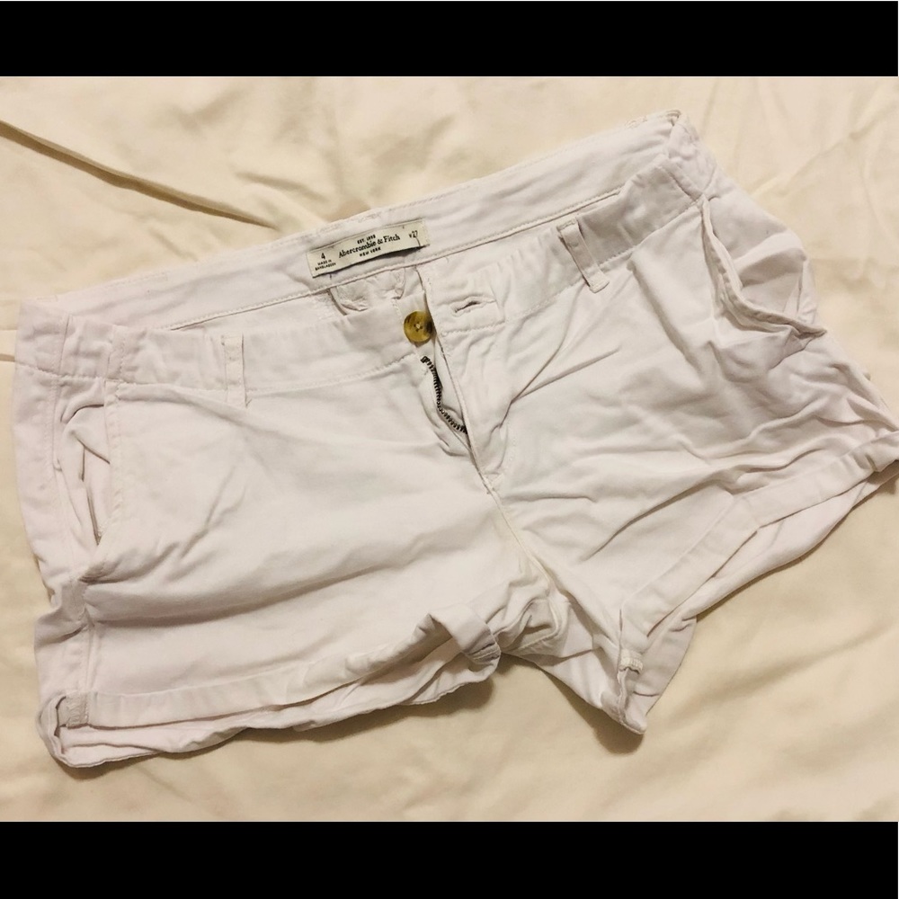 Abercrombie white shorts